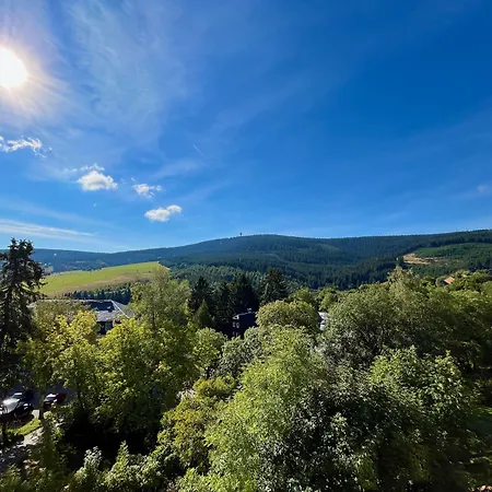 Landhaus-chalet-keilberger Blick Oberwiesenthal