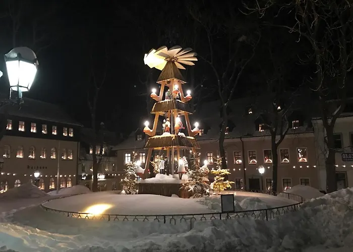Landhaus-chalet-keilberger Blick Oberwiesenthal