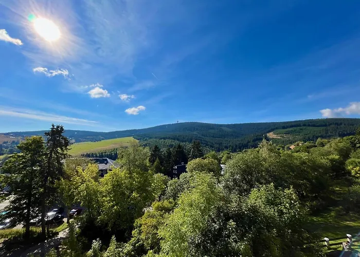 Landhaus-chalet-keilberger Blick Apartman Oberwiesenthal