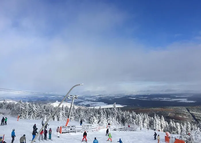 Landhaus-chalet-keilberger Blick Oberwiesenthal